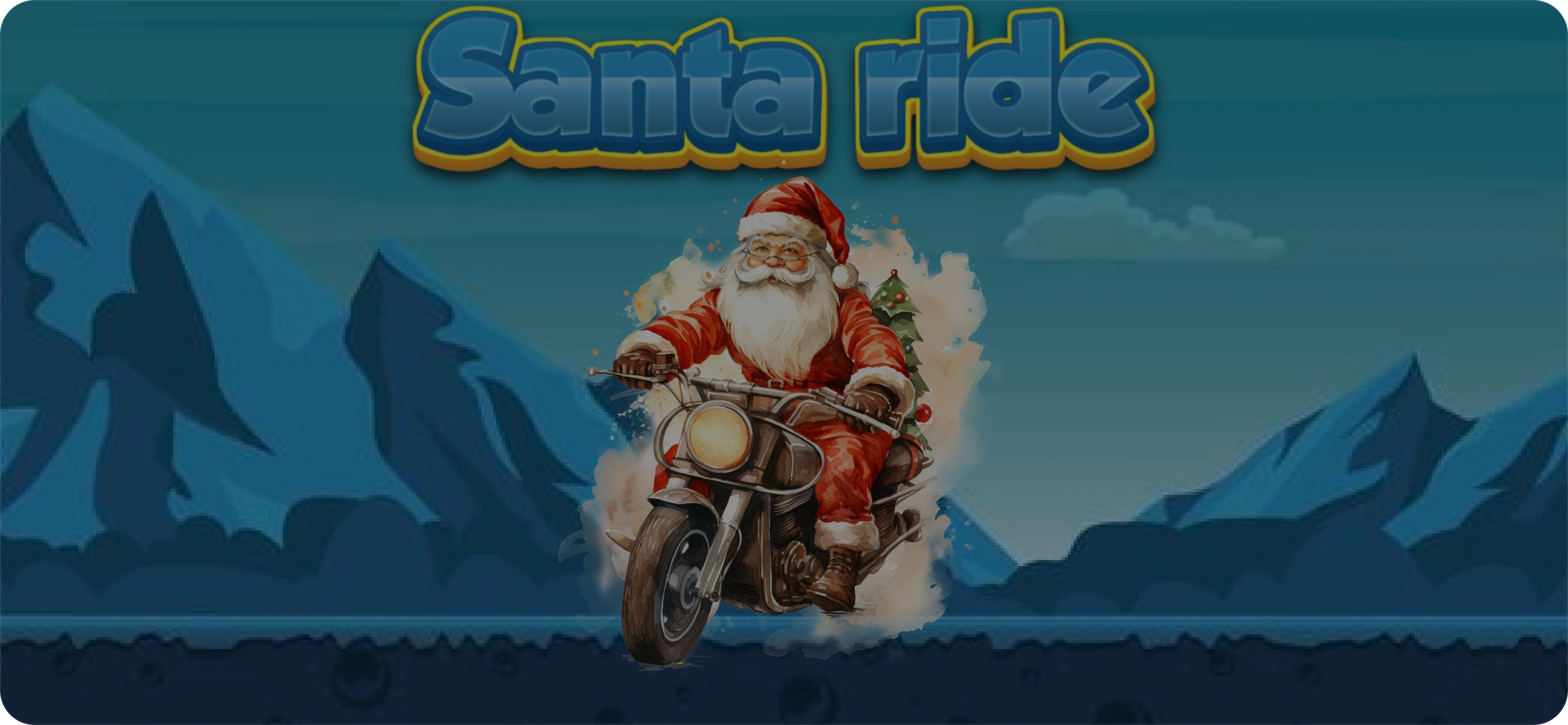 Santa Ride banner
